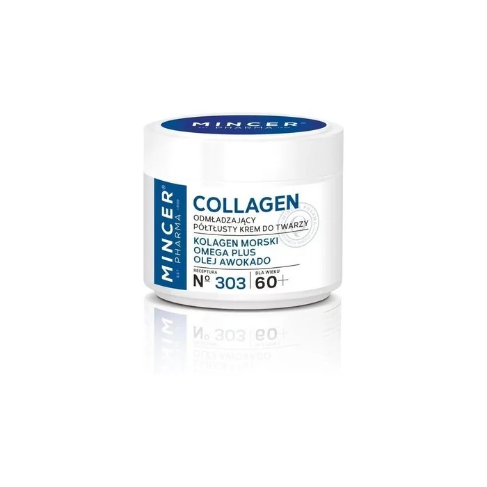 Mincer Pharma Collagen 60+ Rejuvenating Semi-Oily Face Cream 303 50ml