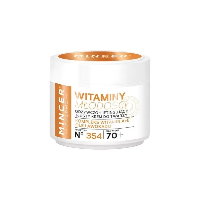 Mincer Pharma Youth Vitamins 70+ Lifting Cream For Face 354 50ml