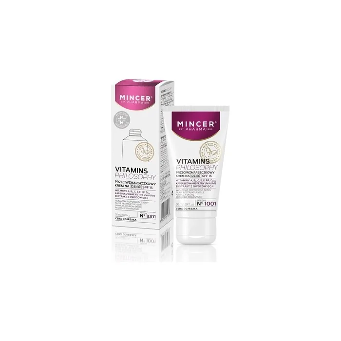 Mincer Pharma Vitamins Philosophy Anti-Wrinkle Day Cream Spf15 50ml
