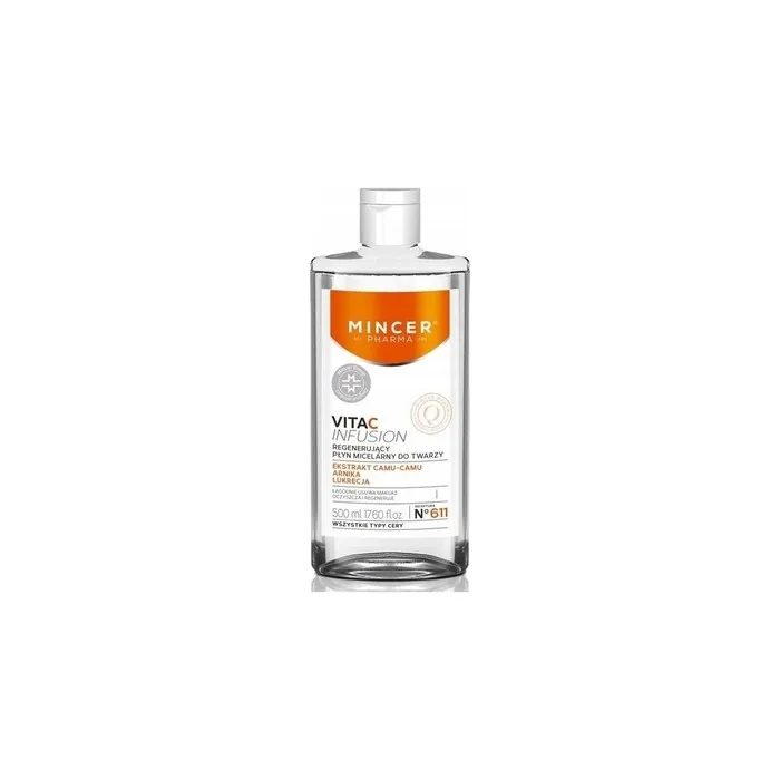 Mincer Pharma Vita C Infusion No.611 Regenerating Micellar Liquid For Face 500ml