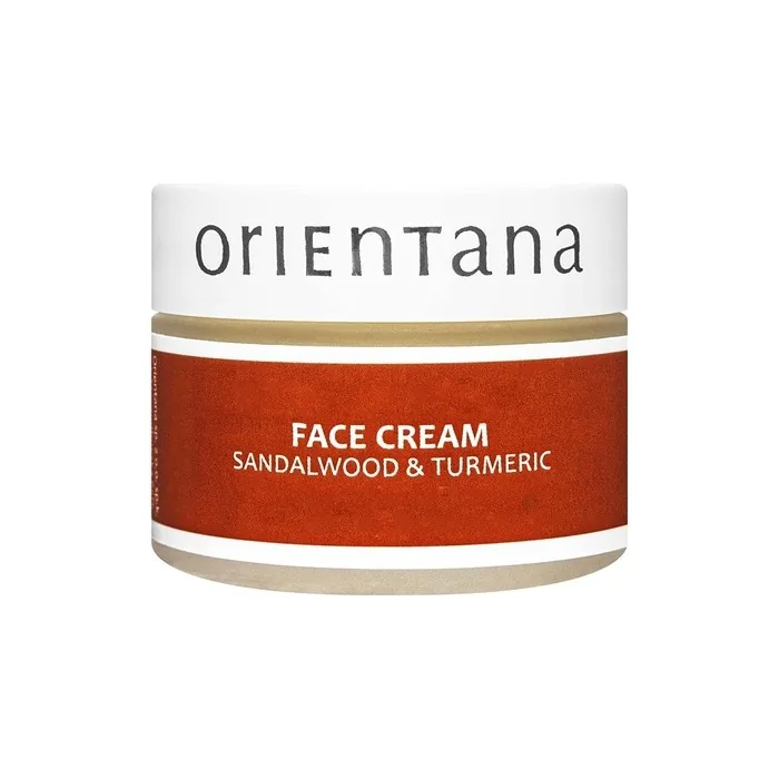 Orientana Natural Face Cream Sandalwood & Turmeric Day & Night Vegan Anti-Aging