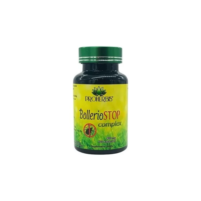 Proherbis Bolleriostop Complex 400mg 100 Capsules