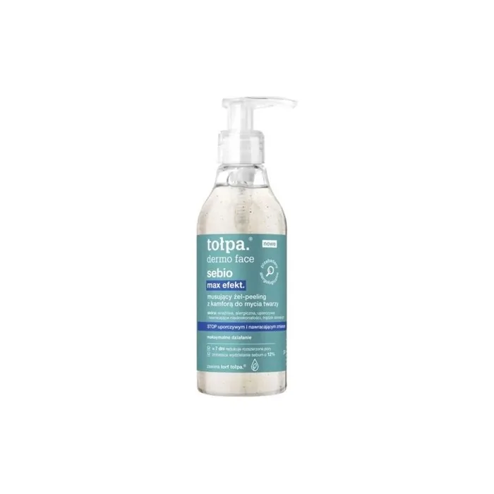 Tołpa Dermo Face Sebio Max Effect Face Cleansing Gel-Peeling 195ml