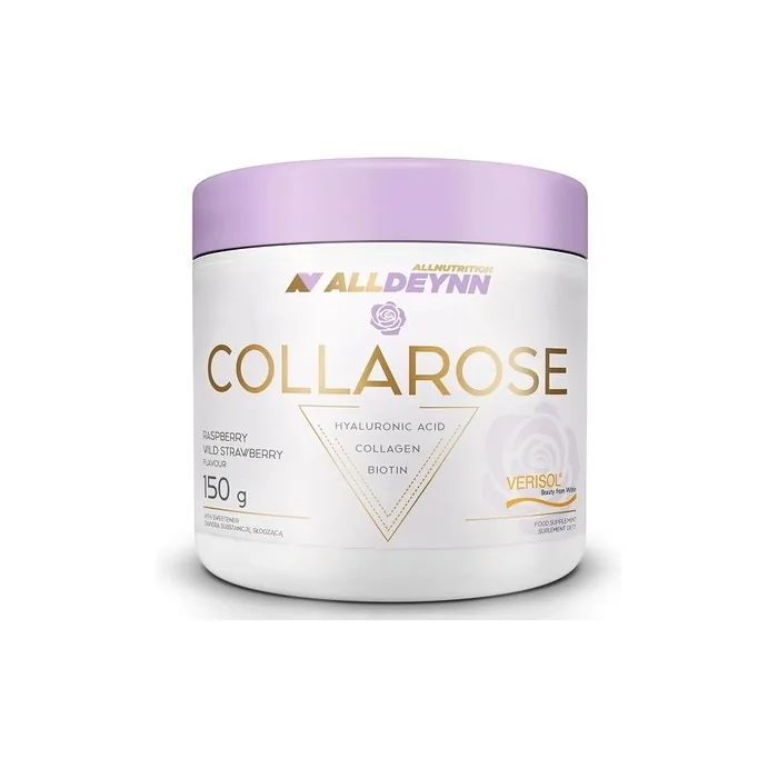 Allnutrition Alldeynn Collarose Raspberry Wild Strawberry Collagen Supplement 150g