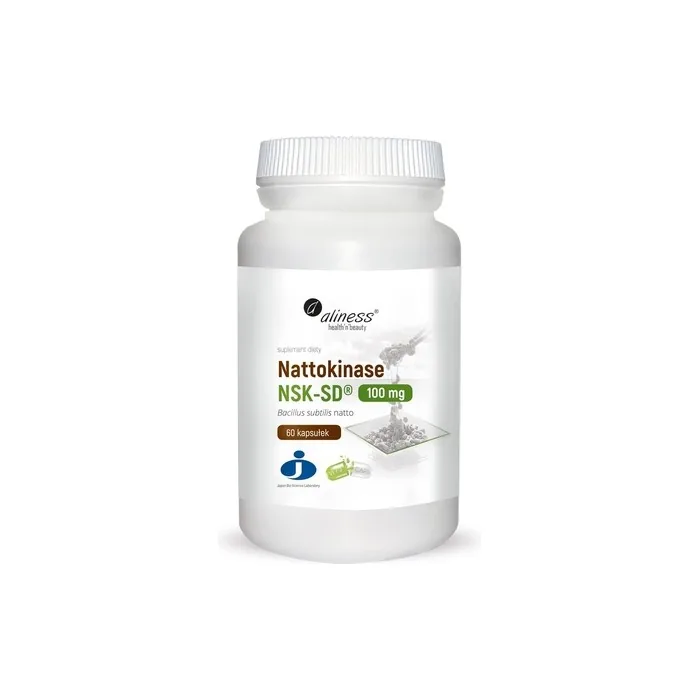 Aliness Nattokinase NSK-SD Bacillus bis Natto 100mg 60 Capsules