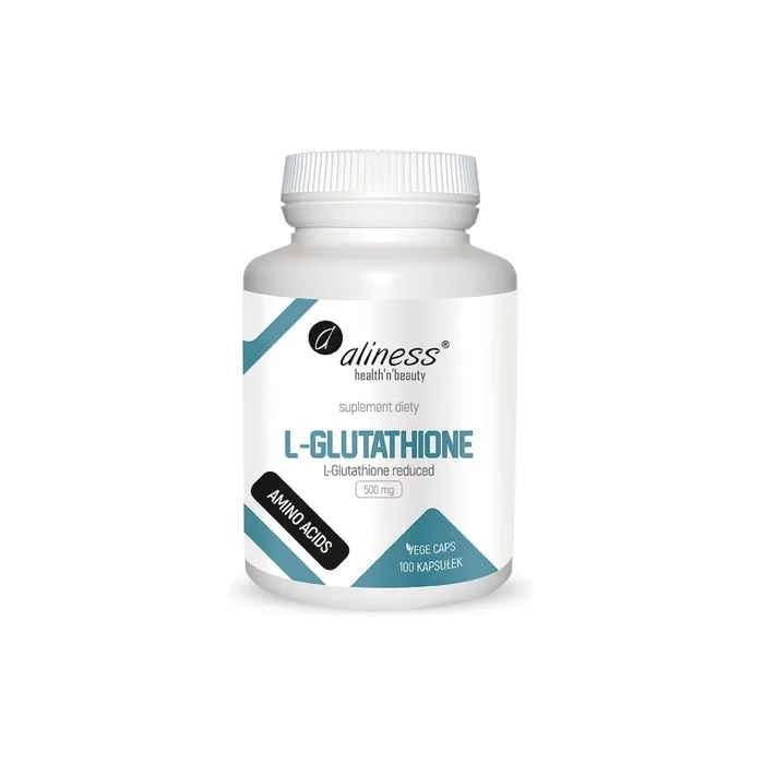 Aliness L-Glutathione 500mg Detox Aid 100 Capsules