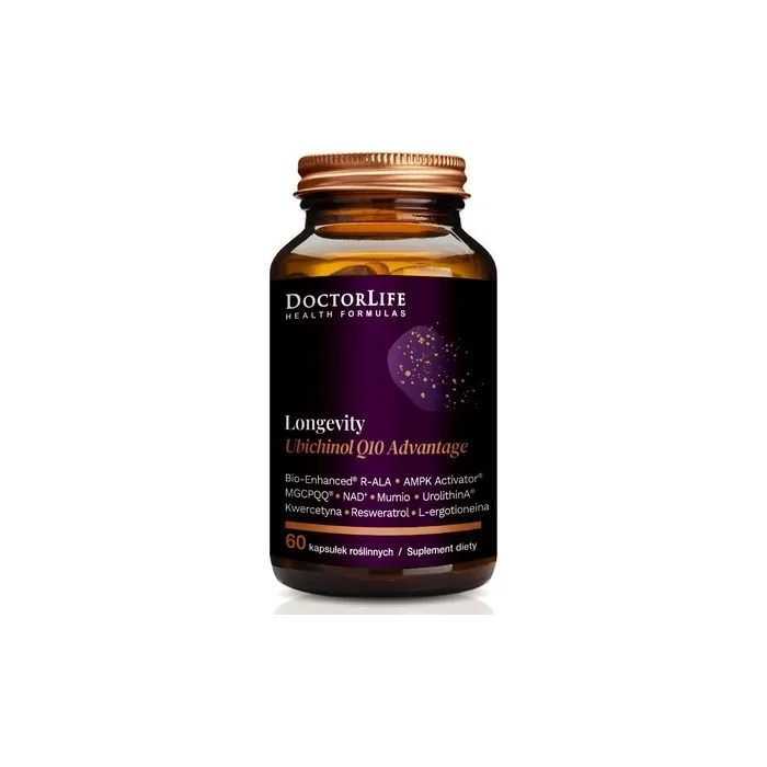 Longevity Ubichinol Q10 Advantage Dietary Supplement 60 Capsules