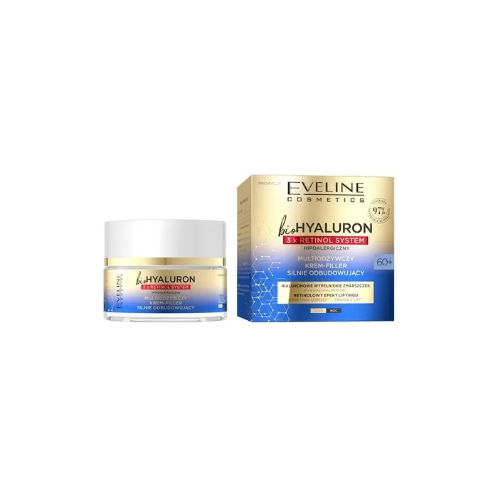 Eveline Cosmetics Biohyaluron 3x Retinol Nourishing Reconstruction Cream Filler