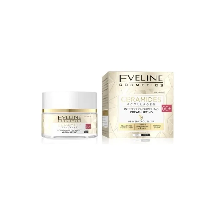Eveline Ceramides & Collagen Nourishing Face Cream Lifting Day/Night 60+ 50ml
