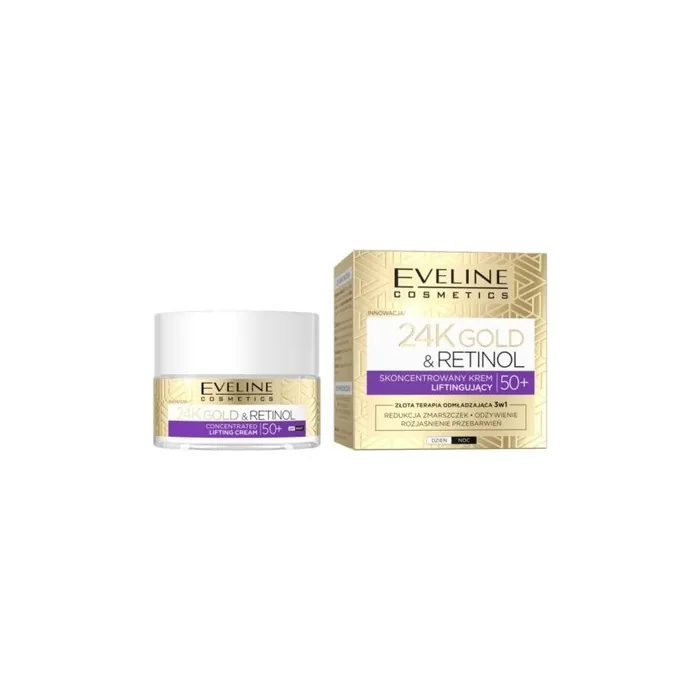 24K Gold & Retinol Concentrated Lifting Cream 50+ 50ml Eve