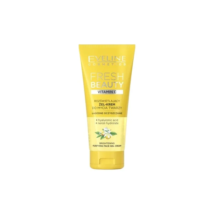 Eveline Fresh Beauty Illuminating Gel-Cream For Face Cleansing With Vitamin C 150ml