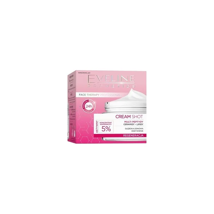 Eveline Cosmetics Regenerating Cream Shot With 5 Repair Concentrate