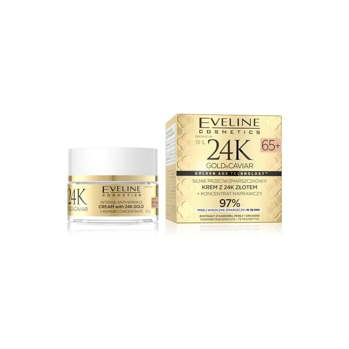 Eveline 24k Gold & Caviar Antiwrinkle Cream 65 50 Ml