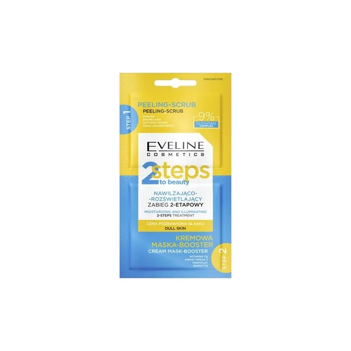 Eveline 2 Steps To Beauty Moisturizing And Illuminating Treatment 2x4ml