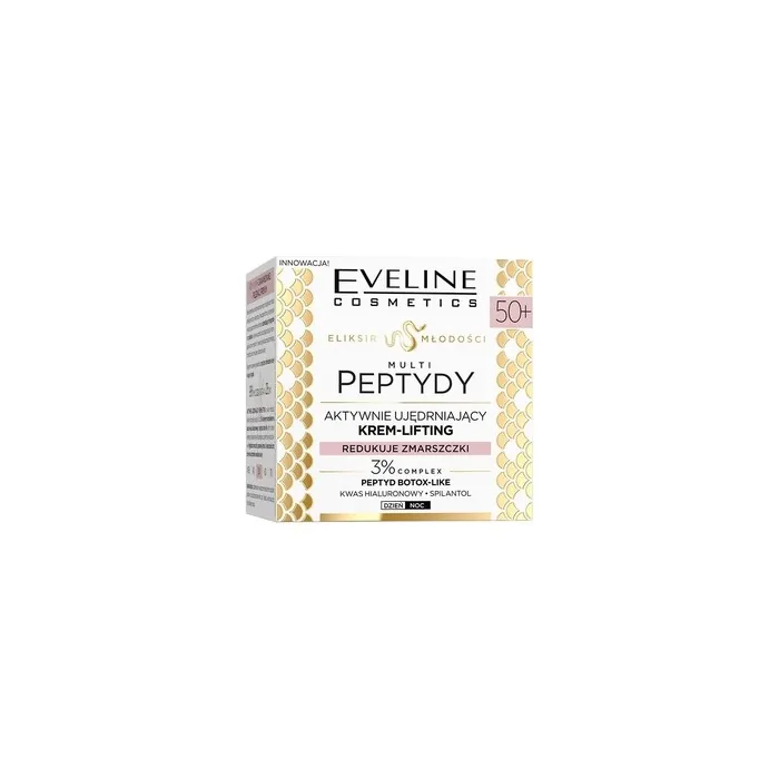 Eveline Cosmetics Elixir of Youth Peptide Cream 50+ Day/Night 50ml