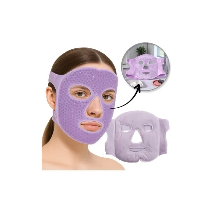Ecarla Gel Face Mask Cooling Warming Ak22fio Purple