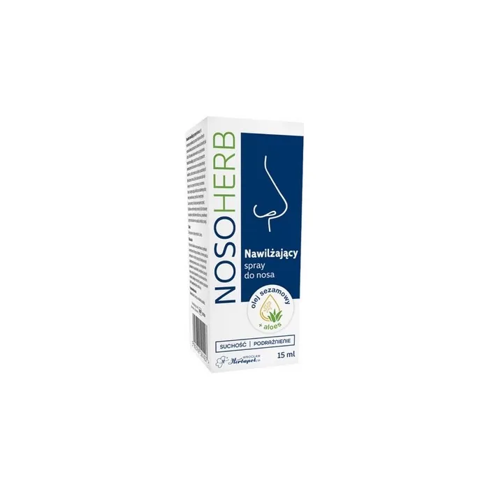 Nosoherb Nasal Spray With Sesame And Aloe Oil For Moisturizing Dry Nasal Mucosa