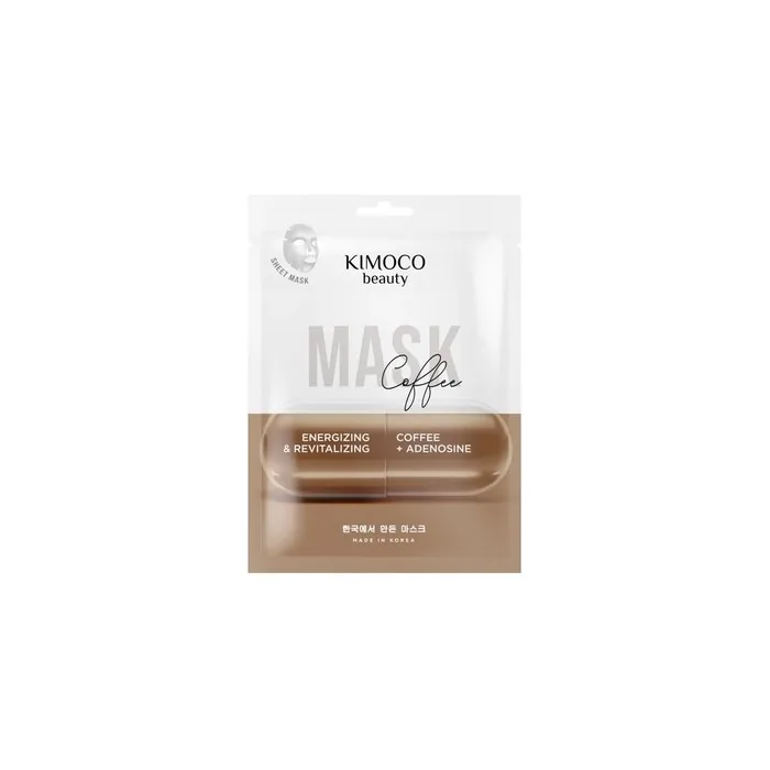 Kimoco Beauty Coffee and Adenosine Sheet Mask 23ml