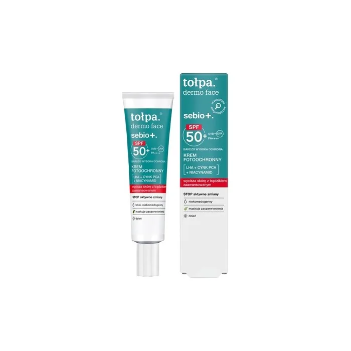 Topa Dermo Face Sebio+ Cream For Face With Spf50+ Pa++++ - 40ml