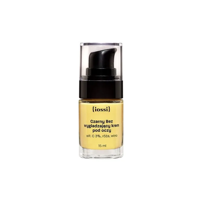 Iossi Black Elderberry Smoothing Eye Cream With 3% Vitamin C, Rose, Wine 15ml
