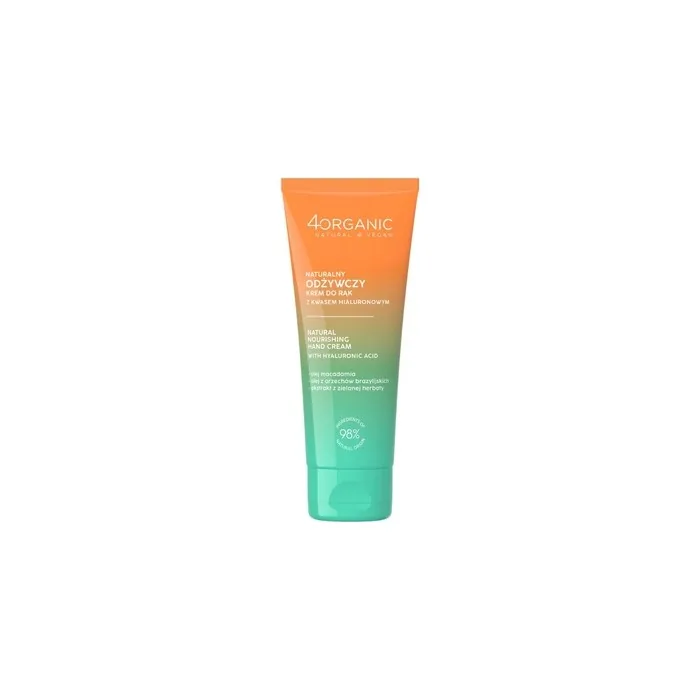 4organic Natural Nourishing Hand Cream With Hyaluronic Acid 75ml