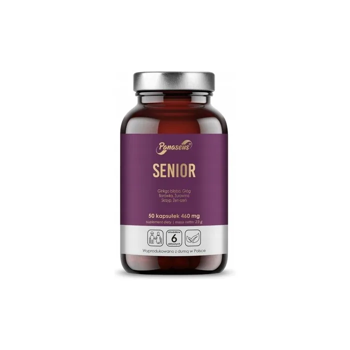 Yango Panaseus Senior 50 Capsules Dietary Supplement For Seniors