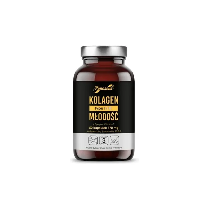 Panaseus Collagen Type II Dietary Supplement for Joint and Skin Health 50 Capsules