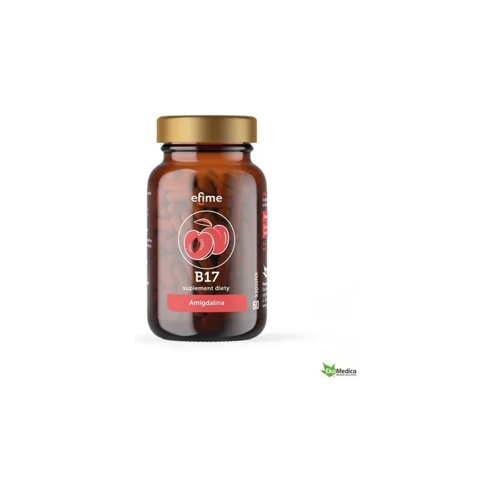 Amygdalin efime B-17 EKAMEDICA Apricot Kernel Extract 60 Capsules