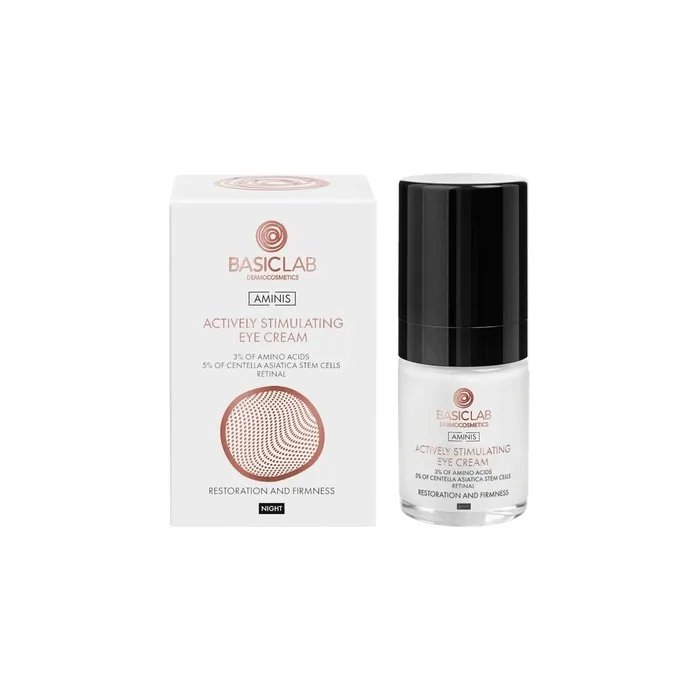 Basiclab Dermocosmetics Anti-Wrinkle Eye Cream 18ml Night Cream for Men