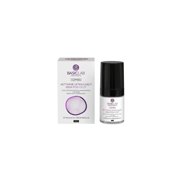 Basiclab Active Lifting Night Cream For Eyes, 18 Ml