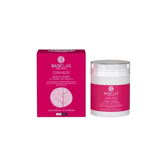 Basiclab Soothing Face Neck & Dcollet Mask Calming & Relief 50ml