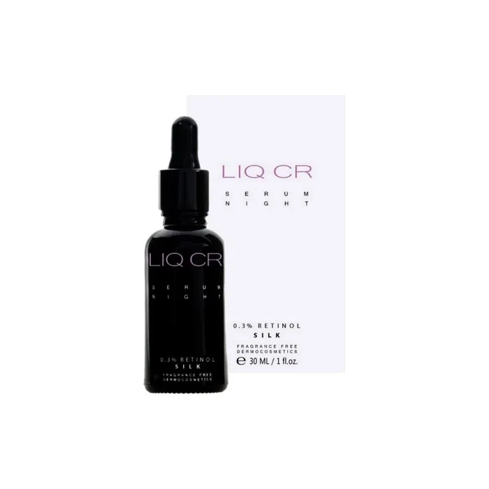 LIQ CR Serum Night 0.3% Retinol SILK Anti-Aging Anti Wrinkle Correction Serum 30ml 1oz
