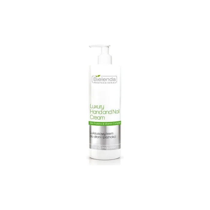 Bielenda Professional Luxury Hand & Nail Cream With Silk Proteins & Vitamin Complex - 500ml