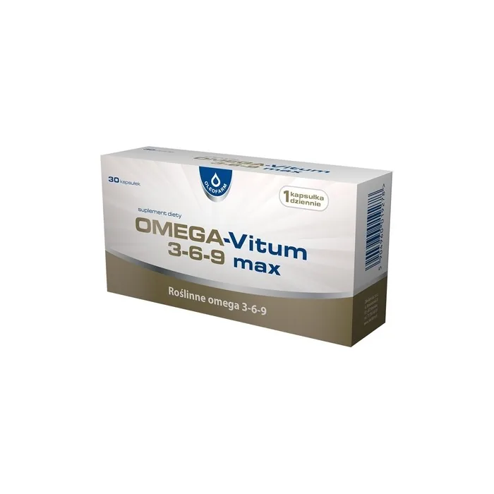 Omegavitum Omega 369 Max Strength 30 Softgels Extended Shelf Life