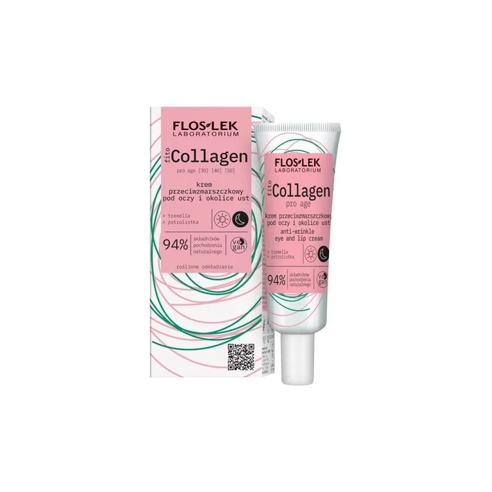 Floslek Fito Collagen Anti-Wrinkle Eye And Lip Cream - 30ml