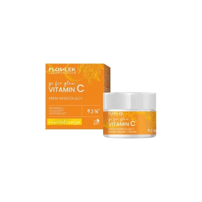 Floslek Laboratorium Go For Glow Vitamin C Moisturizing Cream For Day And Night 50 Ml