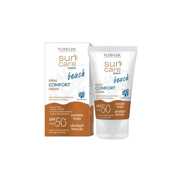 Floslek Sun Care Derma Beach Comfort Cream Spf 50+ 50ml