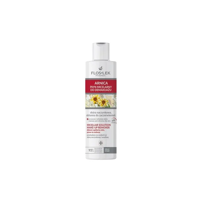Floslek Arnica Micellar Water For Makeup Removal For Capillary Skin 225ml