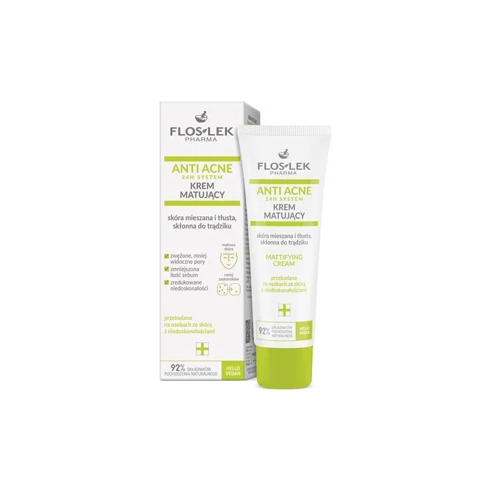 Floslek Anti-Acne 24h System Mattifying Cream 50ml