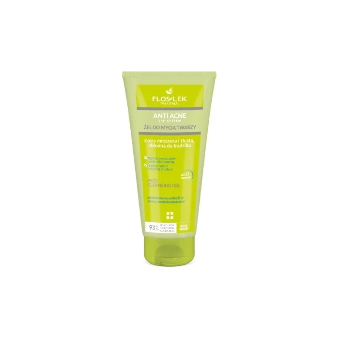 Floslek Acne Solution Daily Cleansing Gel For Face 200 Ml