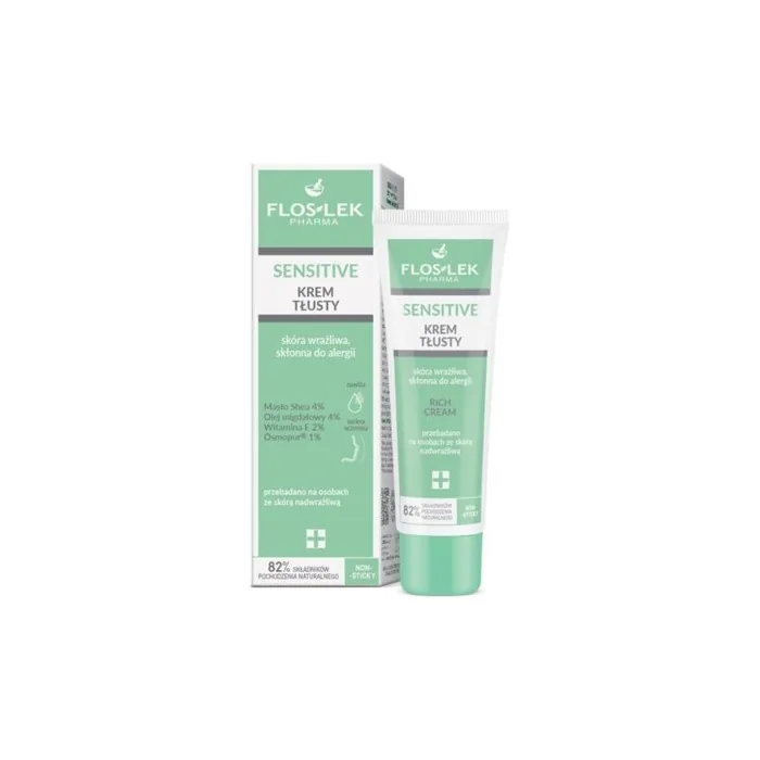 Floslek Sensitive Oily Cream for Sensitive Skin 50ml