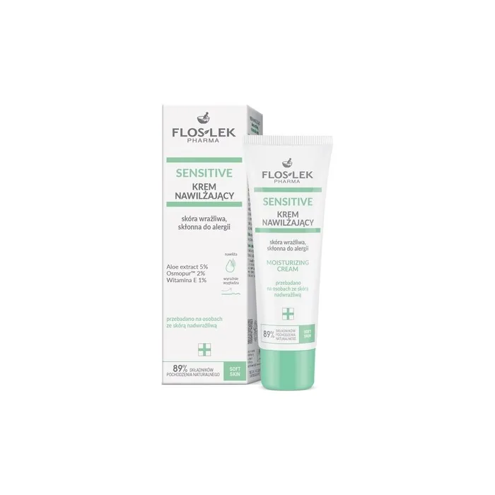 Floslek Sensitive Moisturizing Cream For Face 50ml