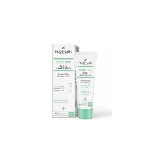 Floslek Pharma Sensitive Regenerating Cream For Sensitive Skin Prone To Allergies, 50 Ml