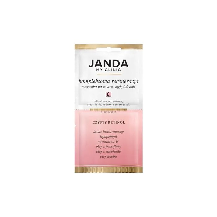 Janda My Clinic Comprehensive Night Mask Regeneration With Retinol, 8 Ml