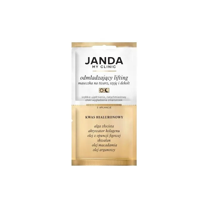 Janda My Clinic Rejuvenating Lifting Mask With Hyaluronic Acid, 8 Ml