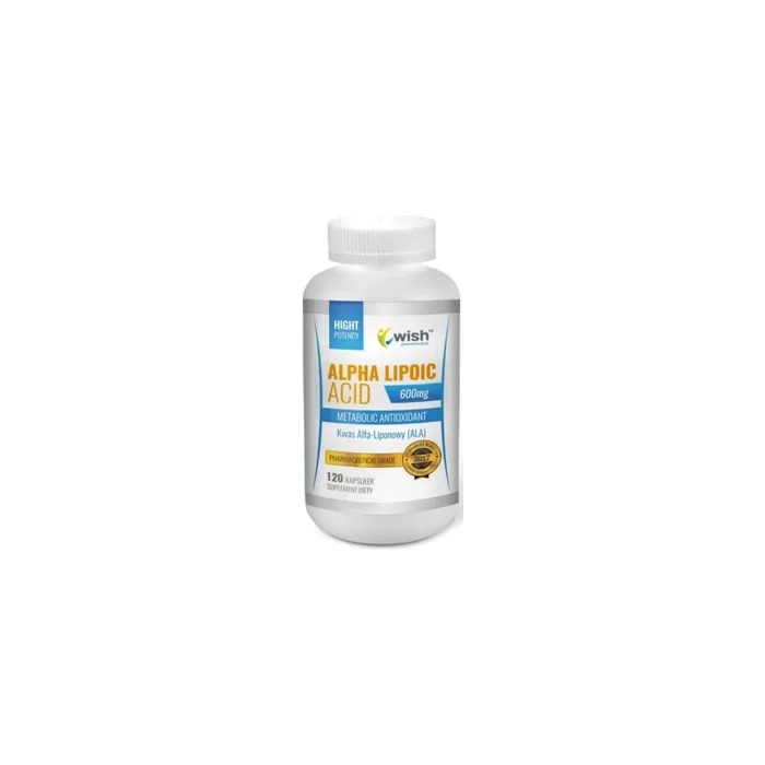Ala Alpha-Lipoic Acid 600mg 120 Capsules Antioxidant