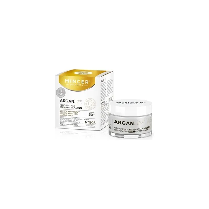 Mincer Pharma Argan Life Regenerating Night Cream-Mask No.803 50ml