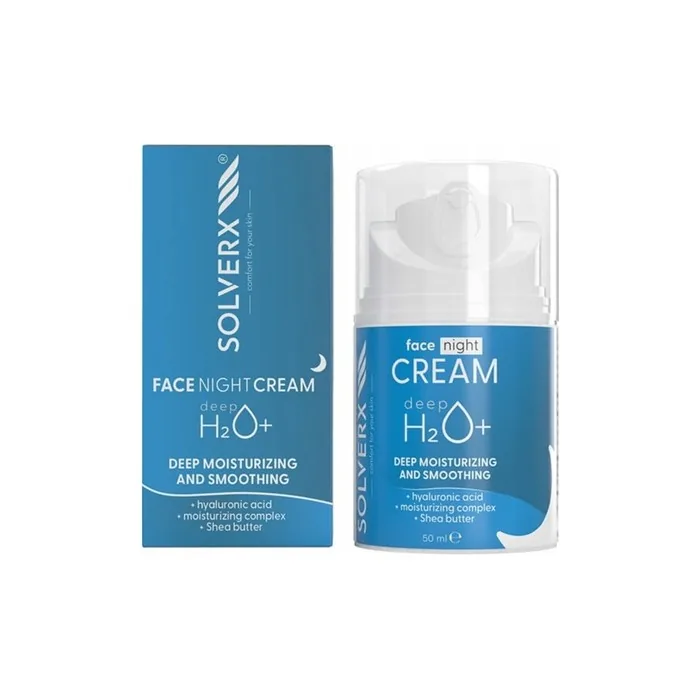 Solverx Deep H2o+ Deeply Moisturizing Night Cream - 50ml