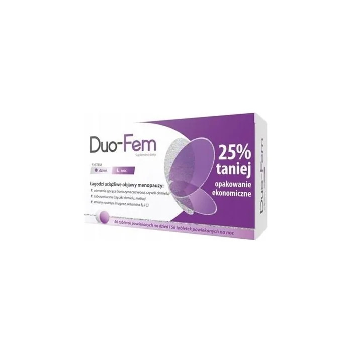 Duofem Menopause 56 Tablets Per Day 56 Per Night