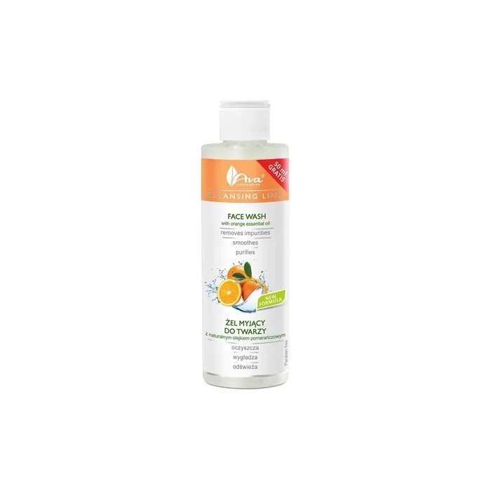 Ava Laboratorium Face Wash Gel For Washing The Face Orange 200ml